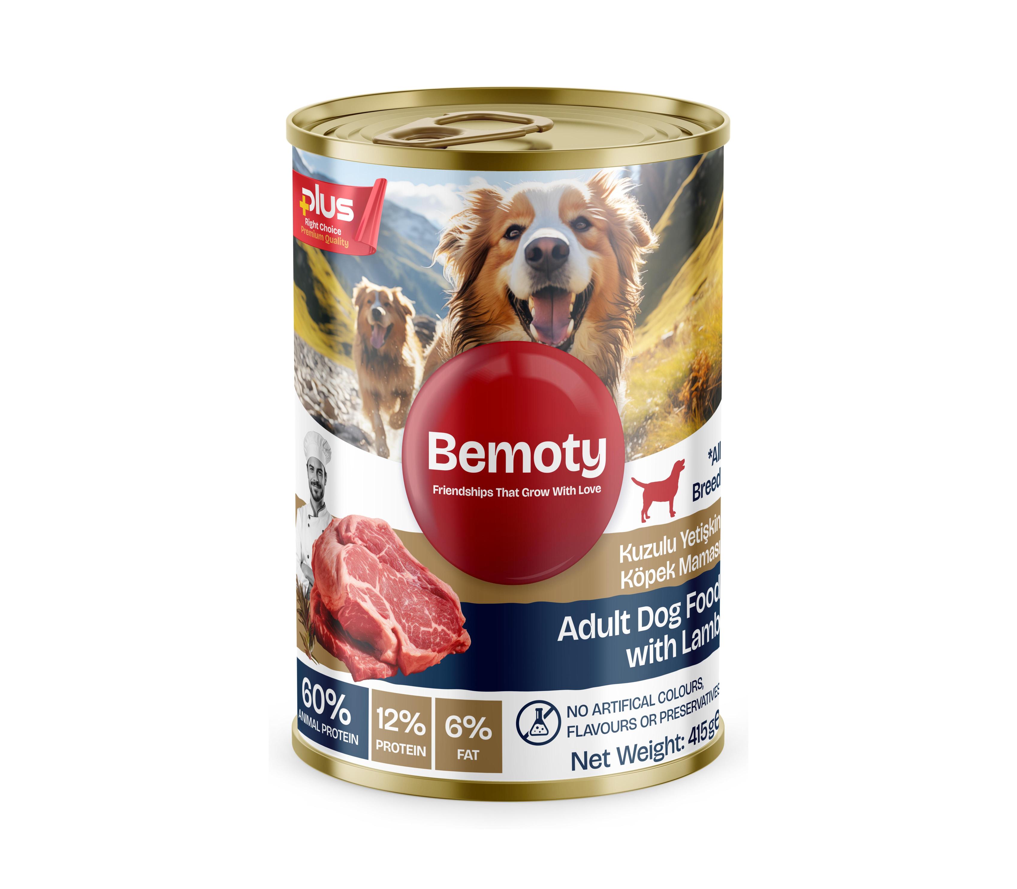 Bemoty%20Kuzulu%20Köpek%20Konserve%20Mama%20415gr