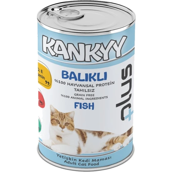 KANKYY%20BALIK%20ETLİ%20YETİŞKİN%20KEDİ%20KONSERVE%20YAŞ%20MAMA%20415%20GR