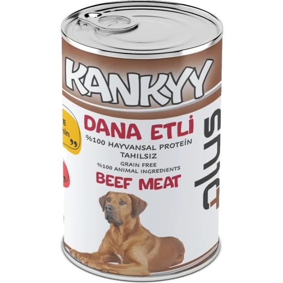 KANKYY%20DANA%20ETLİ%20YETİŞKİN%20KÖPEK%20KONSERVE%20YAŞ%20MAMASI%20415%20GR