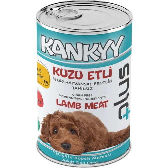 KANKYY%20KUZU%20ETLİ%20YETİŞKİN%20KÖPEK%20KONSERVE%20YAŞ%20MAMA%20415%20GR