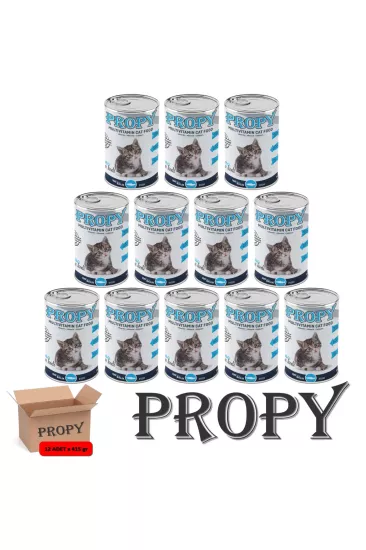 PROPY BALIK ETLİ YAVRU KEDİ KONSERVESİ 415 GR