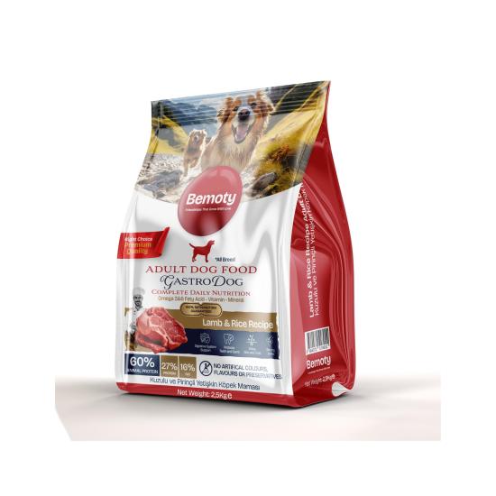 Bemoty Kuzulu & Pirinçli Yetişkin Köpek Maması 2,5kg