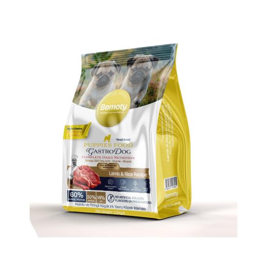 Bemoty Kuzulu & Pirinçli Mini Irk Yavru Köpek Maması 2,5kg