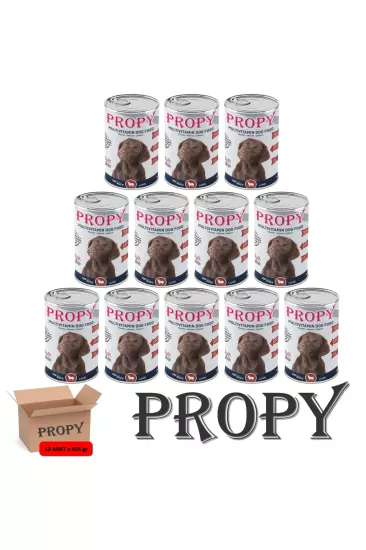 PROPY KUZU ETLİ YETİŞKİN KÖPEK KONSERVE YAŞ MAMA 415 GR