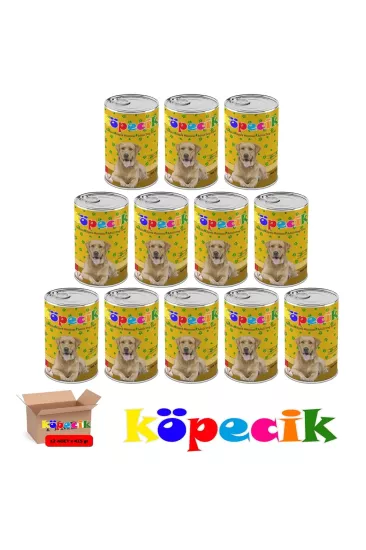 KÖPECİK TAVUK ETLİ YETİŞKİN KÖPEK KONSERVE YAŞ MAMA 415 GR